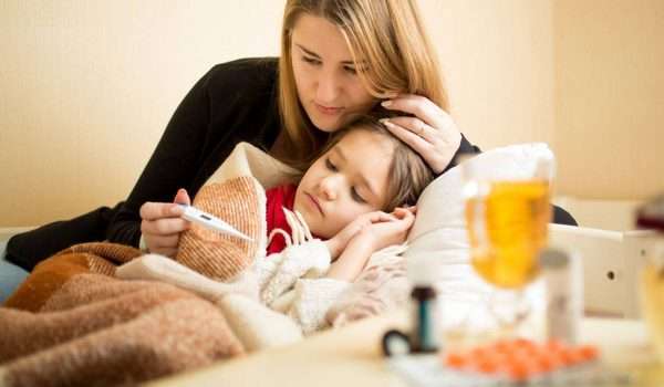علاج الحرارة عند الاطفال أو علاج السخونة عند الاطفال