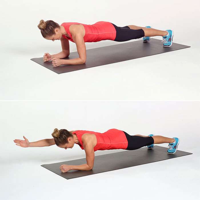 Plank With Reach