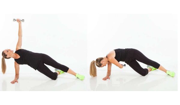 Side Plank with Reach Under 