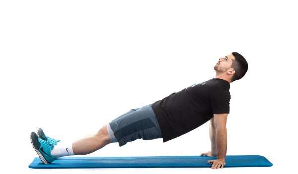 تمرين Lower body or reverse plank