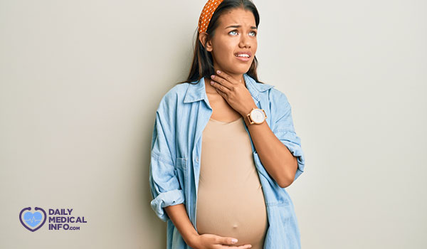 علاج التهاب الحلق للحامل