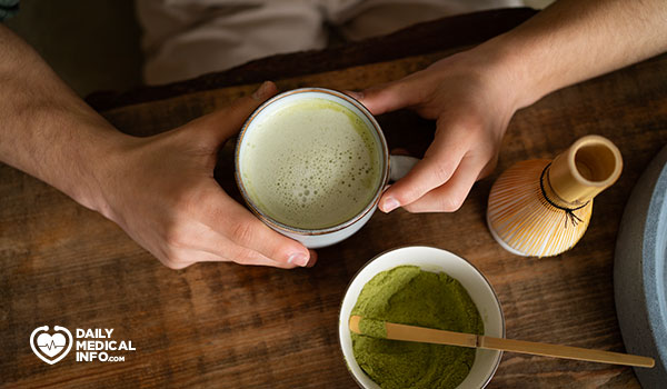 7- شاي الماتشا الأخضر